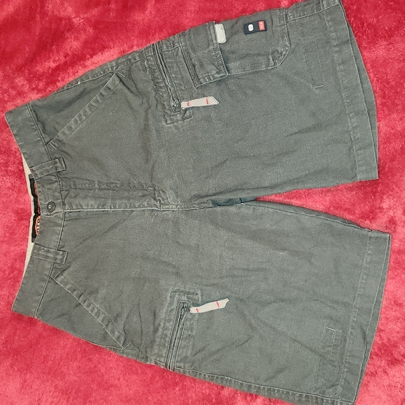 one tough brand Shorts Vintage Womens Cargo Shorts Navy Blue Grey